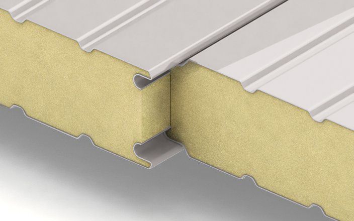 Стеновые сэндвич-панели с наполнителем из пенополиуретана толщиной 60 мм, ширина 1190 мм, цвет RAL 7047 ПрофЛайн, купить Стеновые сэндвич-панели с наполнителем из пенополиуретана толщиной 60 мм, ширина 1190 мм, цвет RAL 7047 в ПрофЛайн