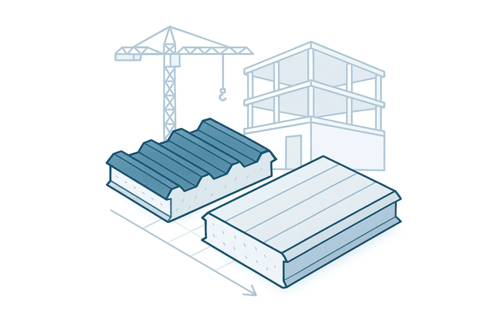 Трёхслойные сэндвич-панели: характеристики, преимущества и применение в строительстве ПрофЛайн
