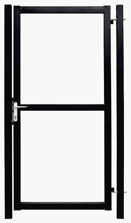 Калитка Colority цинк с замком 1,8х1 RAL 9005 ПрофЛайн, купить Калитка Colority цинк с замком 1,8х1 RAL 9005 в ПрофЛайн