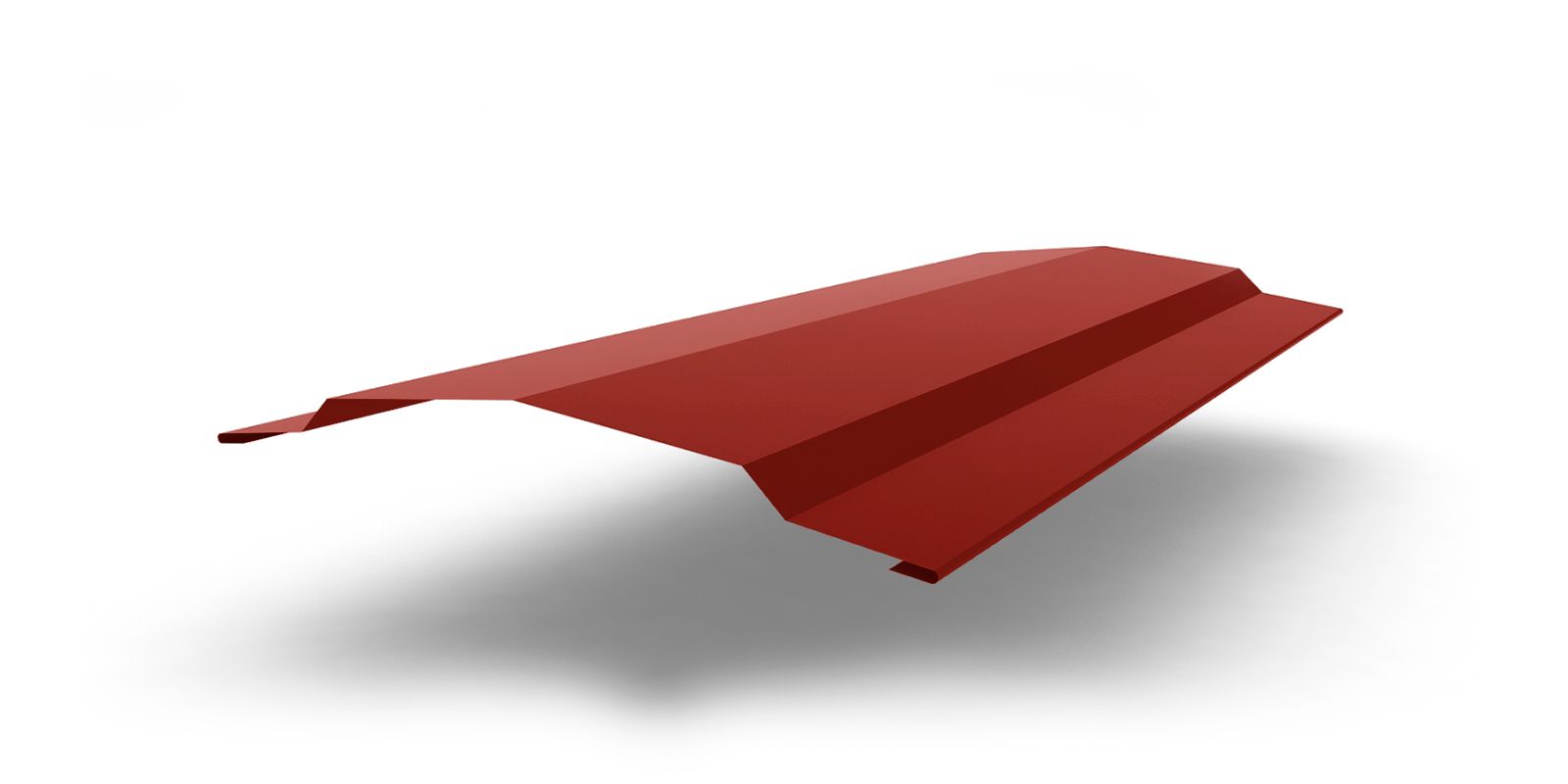 Планка конька для сэндвич-панелей с покрытием Полиэстер, цвет RAL 8004 ПрофЛайн, купить Планка конька для сэндвич-панелей с покрытием Полиэстер, цвет RAL 8004 в ПрофЛайн