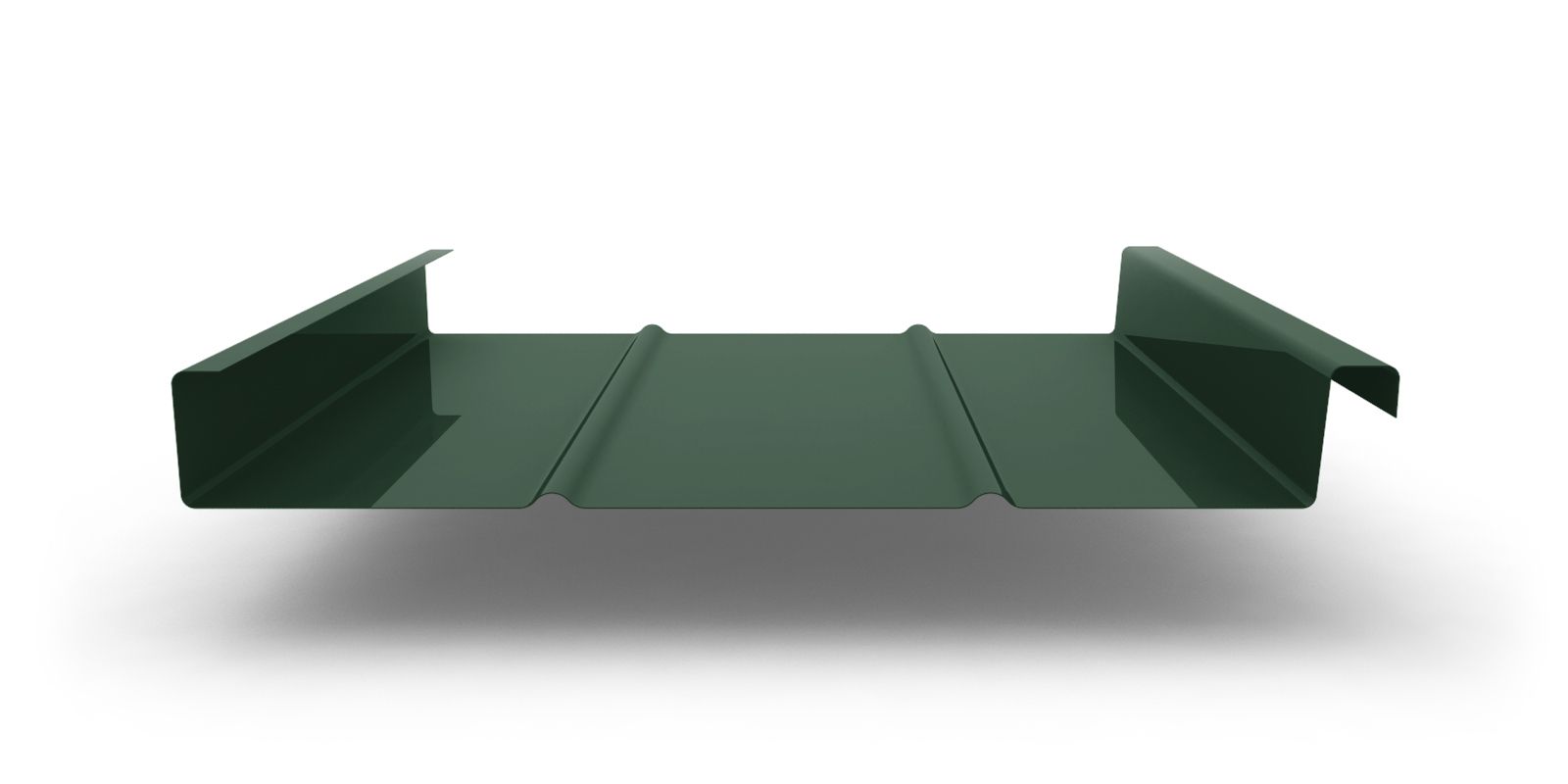 Двойной стоячий фальц Line с покрытием Satin®, толщина 0,50 мм, цвет RAL 6005 ПрофЛайн, купить Двойной стоячий фальц Line с покрытием Satin®, толщина 0,50 мм, цвет RAL 6005 в ПрофЛайн