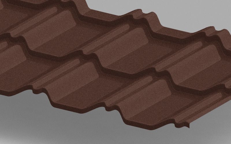 Модульная металлочерепица Kvinta Uno с покрытием Polyester Matt, цвет RAL 8017 ПрофЛайн, купить Модульная металлочерепица Kvinta Uno с покрытием Polyester Matt, цвет RAL 8017 в ПрофЛайн Модульная металлочерепица Kvinta Uno с покрытием Polyester Matt, цвет RAL 8017 ПрофЛайн, купить Модульная металлочерепица Kvinta Uno с покрытием Polyester Matt, цвет RAL 8017 в ПрофЛайн