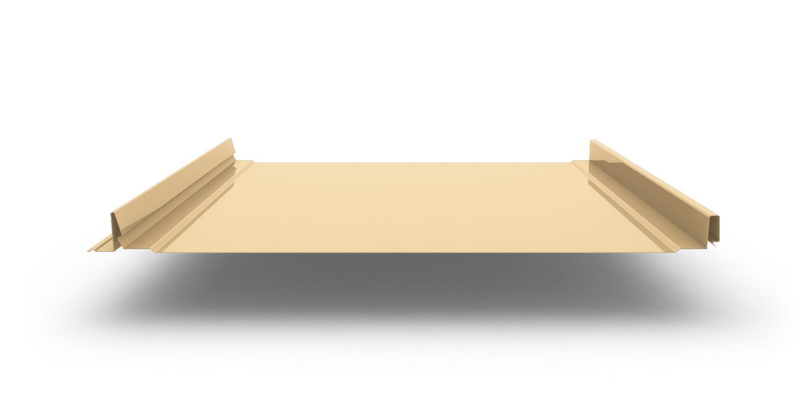 Кликфальц Pro с покрытием Полиэстер, толщина 0,45 мм, цвет RAL 1014 ПрофЛайн, купить Кликфальц Pro с покрытием Полиэстер, толщина 0,45 мм, цвет RAL 1014 в ПрофЛайн