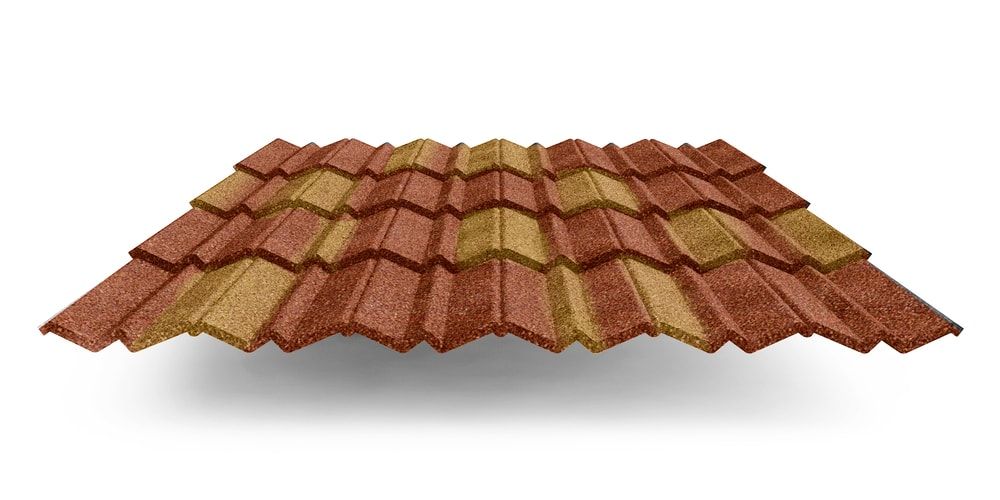 Композитная черепица Metrotile MetroClassic, цвет терракотово-желтый ПрофЛайн, купить Композитная черепица Metrotile MetroClassic, цвет терракотово-желтый в ПрофЛайн