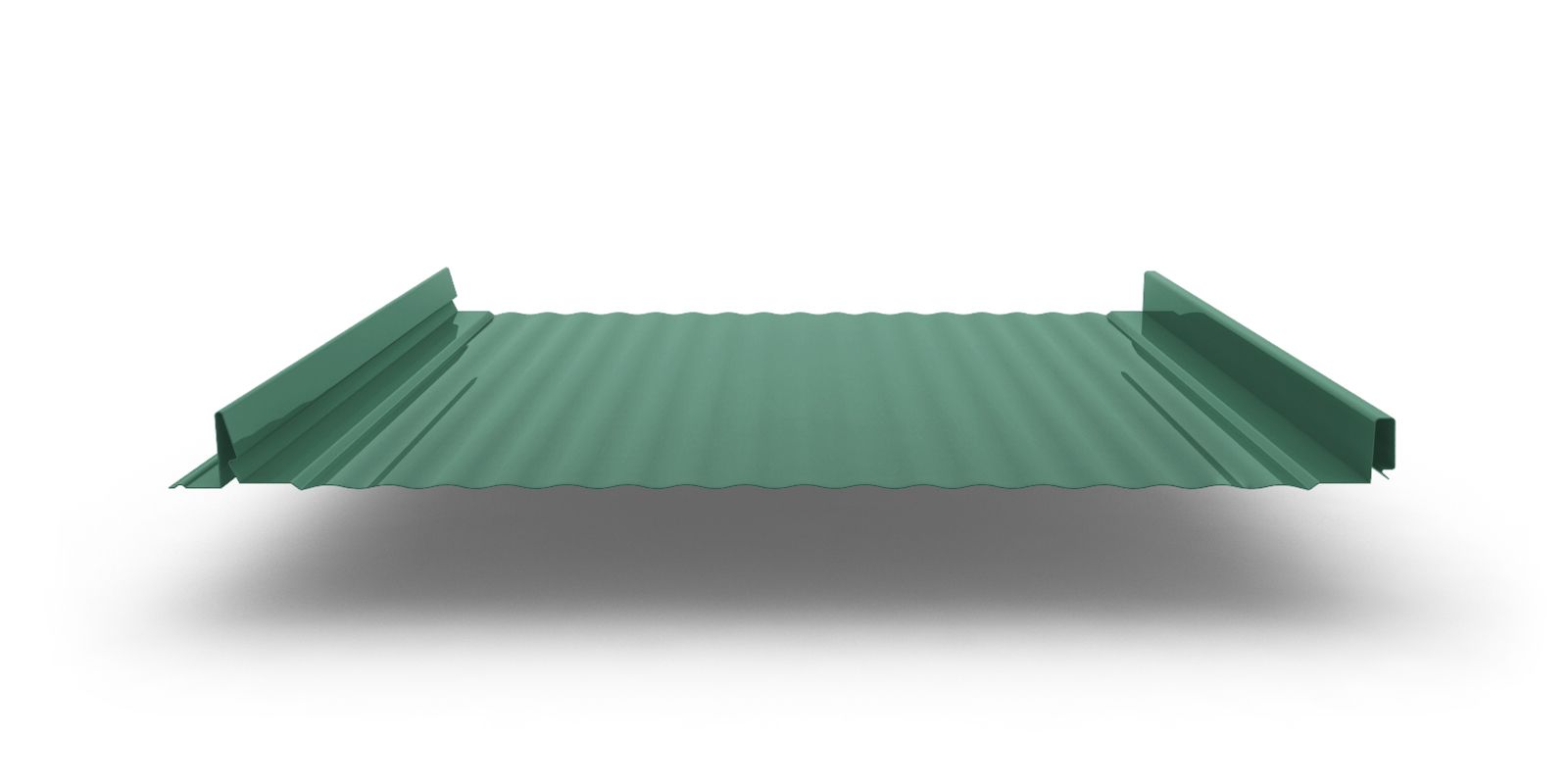 Кликфальц Pro Gofr с покрытием Полиэстер, толщина 0,45 мм, цвет RAL 5021 ПрофЛайн, купить Кликфальц Pro Gofr с покрытием Полиэстер, толщина 0,45 мм, цвет RAL 5021 в ПрофЛайн