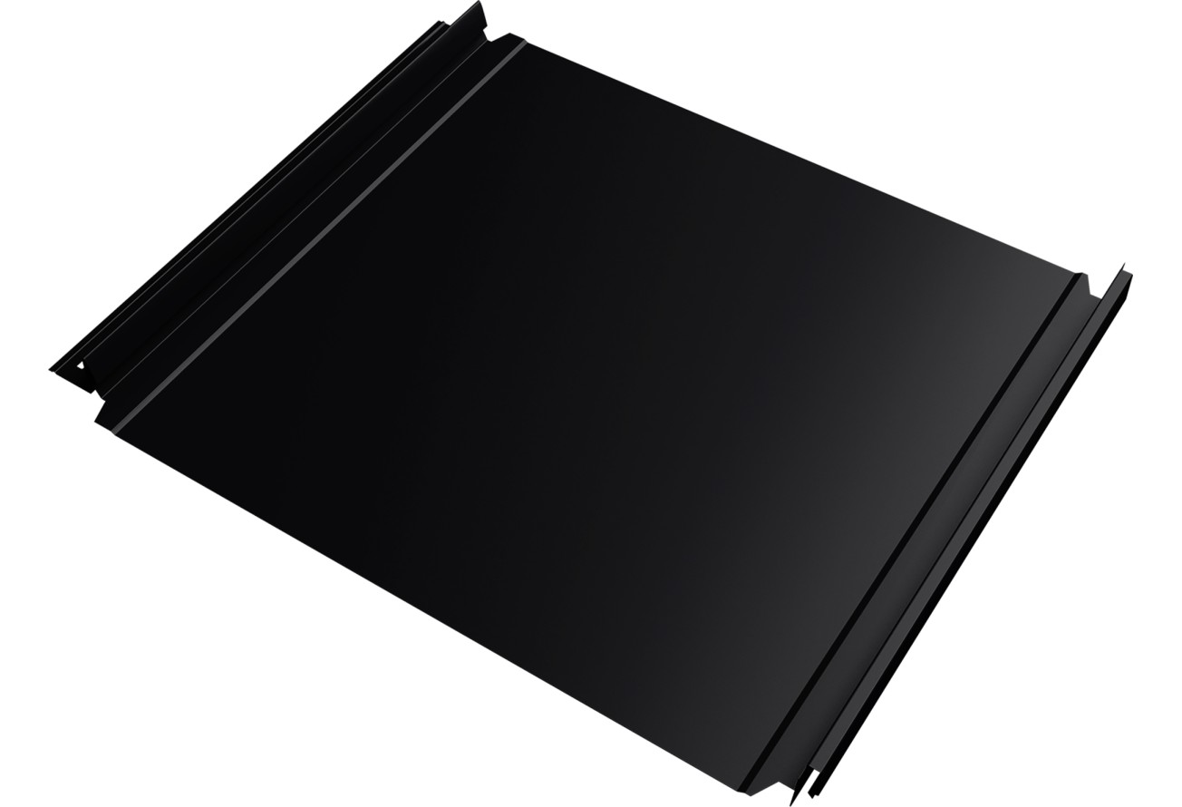Кликфальц Double Pro 0,5 Velur с пленкой на замках RAL 9005 черный ПрофЛайн, купить Кликфальц Double Pro 0,5 Velur с пленкой на замках RAL 9005 черный в ПрофЛайн