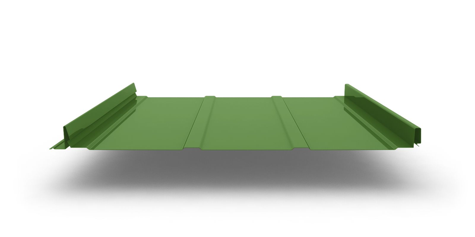 Кликфальц Pro Line с покрытием Полиэстер, толщина 0,45 мм, цвет RAL 6002 ПрофЛайн, купить Кликфальц Pro Line с покрытием Полиэстер, толщина 0,45 мм, цвет RAL 6002 в ПрофЛайн