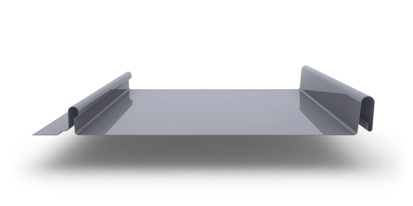 Кликфальц Mini с покрытием Полиэстер, толщина 0,45 мм, цвет RAL 9006 ПрофЛайн, купить Кликфальц Mini с покрытием Полиэстер, толщина 0,45 мм, цвет RAL 9006 в ПрофЛайн