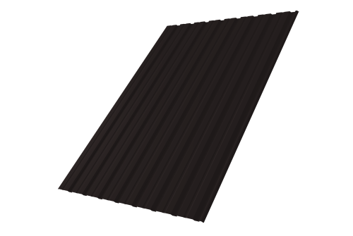 Профнастил С10R Grand Line 0,45 Drap ST RAL 9005 черный Профлайн