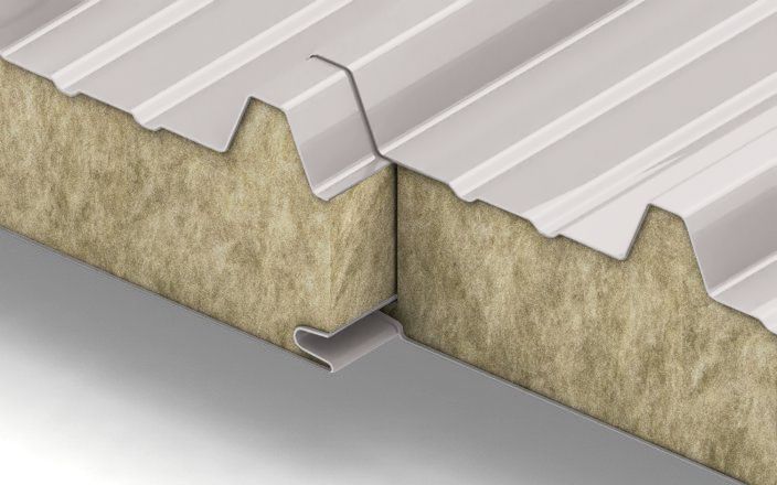 Кровельные сэндвич-панели с наполнителем из минеральной ваты толщиной 200 мм, цвет RAL 7047, ТУ ПрофЛайн, купить Кровельные сэндвич-панели с наполнителем из минеральной ваты толщиной 200 мм, цвет RAL 7047, ТУ в ПрофЛайн