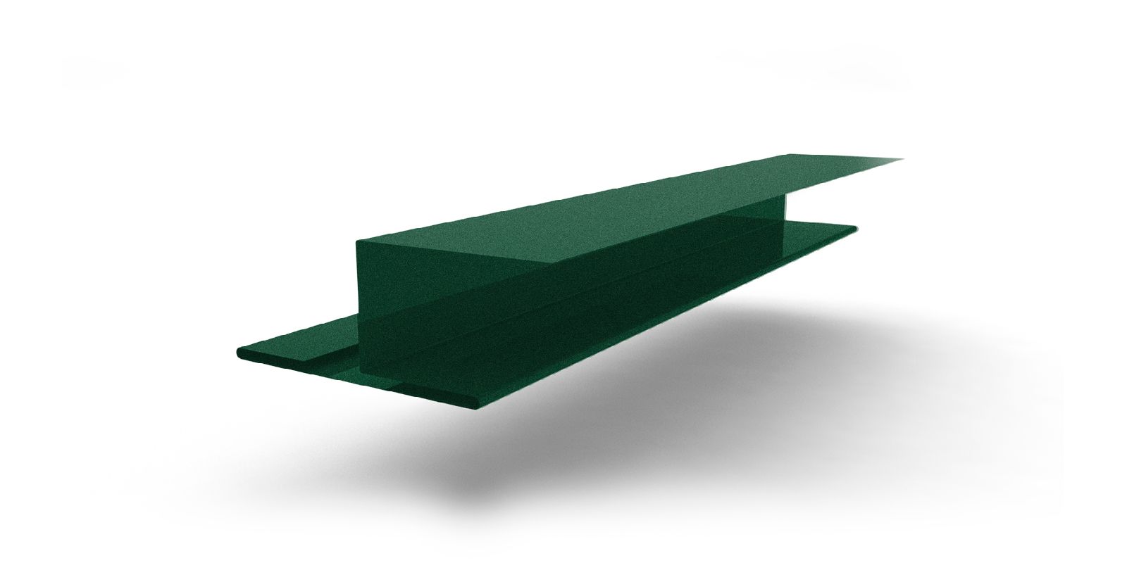 Планка стыковочная универсальная 50х25х3000 с покрытием Drap®, цвет RAL 6005 ПрофЛайн, купить Планка стыковочная универсальная 50х25х3000 с покрытием Drap®, цвет RAL 6005 в ПрофЛайн