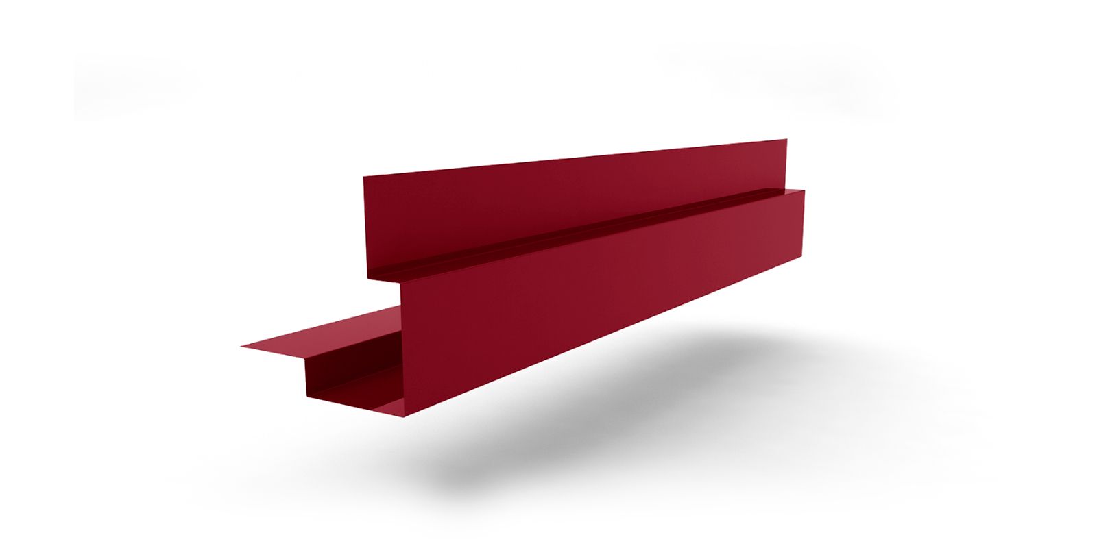 Планка угла наружного линеарного 75х75х3000 с покрытием Полиэстер, цвет RAL 3011 ПрофЛайн, купить Планка угла наружного линеарного 75х75х3000 с покрытием Полиэстер, цвет RAL 3011 в ПрофЛайн