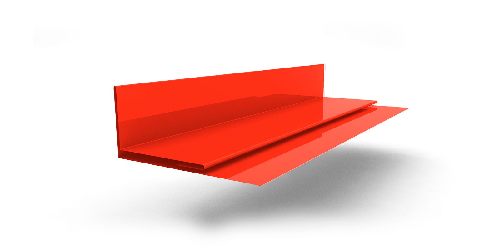 Планка аквилона 55х20х3000 с покрытием Полиэстер, цвет RAL 2008 ПрофЛайн, купить Планка аквилона 55х20х3000 с покрытием Полиэстер, цвет RAL 2008 в ПрофЛайн