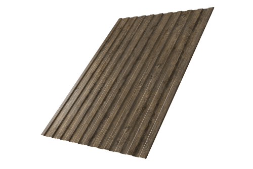 Профнастил С8A v02 Grand Line 0,45 Print Elite Nordic Wood TwinColor Профлайн