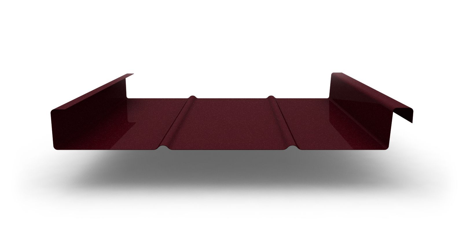 Двойной стоячий фальц Line с покрытием GreenCoat® Pural Matt®, толщина 0,50 мм, цвет RR 29 ПрофЛайн, купить Двойной стоячий фальц Line с покрытием GreenCoat® Pural Matt®, толщина 0,50 мм, цвет RR 29 в ПрофЛайн