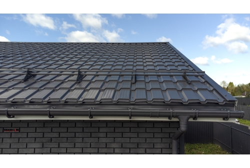 Металлочерепица "Квадро профи (Верховье)" ("Quadro Profi") v01 0,5 Satin RAL 7024 мокрый асфальт ПрофЛайн, купить Металлочерепица "Квадро профи (Верховье)" ("Quadro Profi") v01 0,5 Satin RAL 7024 мокрый асфальт в ПрофЛайн