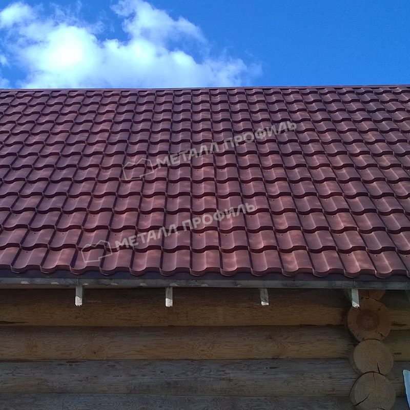 Металлочерепица Металл-Профиль Монтекристо-X 0,5 VikingMP® E RAL 3005 Красное вино ПрофЛайн, купить Металлочерепица Металл-Профиль Монтекристо-X 0,5 VikingMP® E RAL 3005 Красное вино в ПрофЛайн