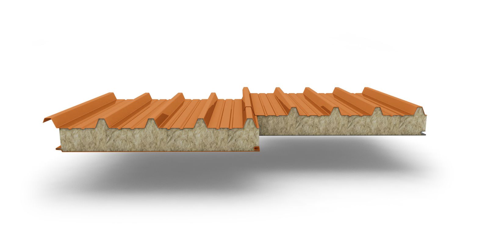 Кровельные сэндвич-панели с наполнителем из минеральной ваты толщиной 180 мм, цвет RAL 2004, ГОСТ 32603-2021 ПрофЛайн, купить Кровельные сэндвич-панели с наполнителем из минеральной ваты толщиной 180 мм, цвет RAL 2004, ГОСТ 32603-2021 в ПрофЛайн