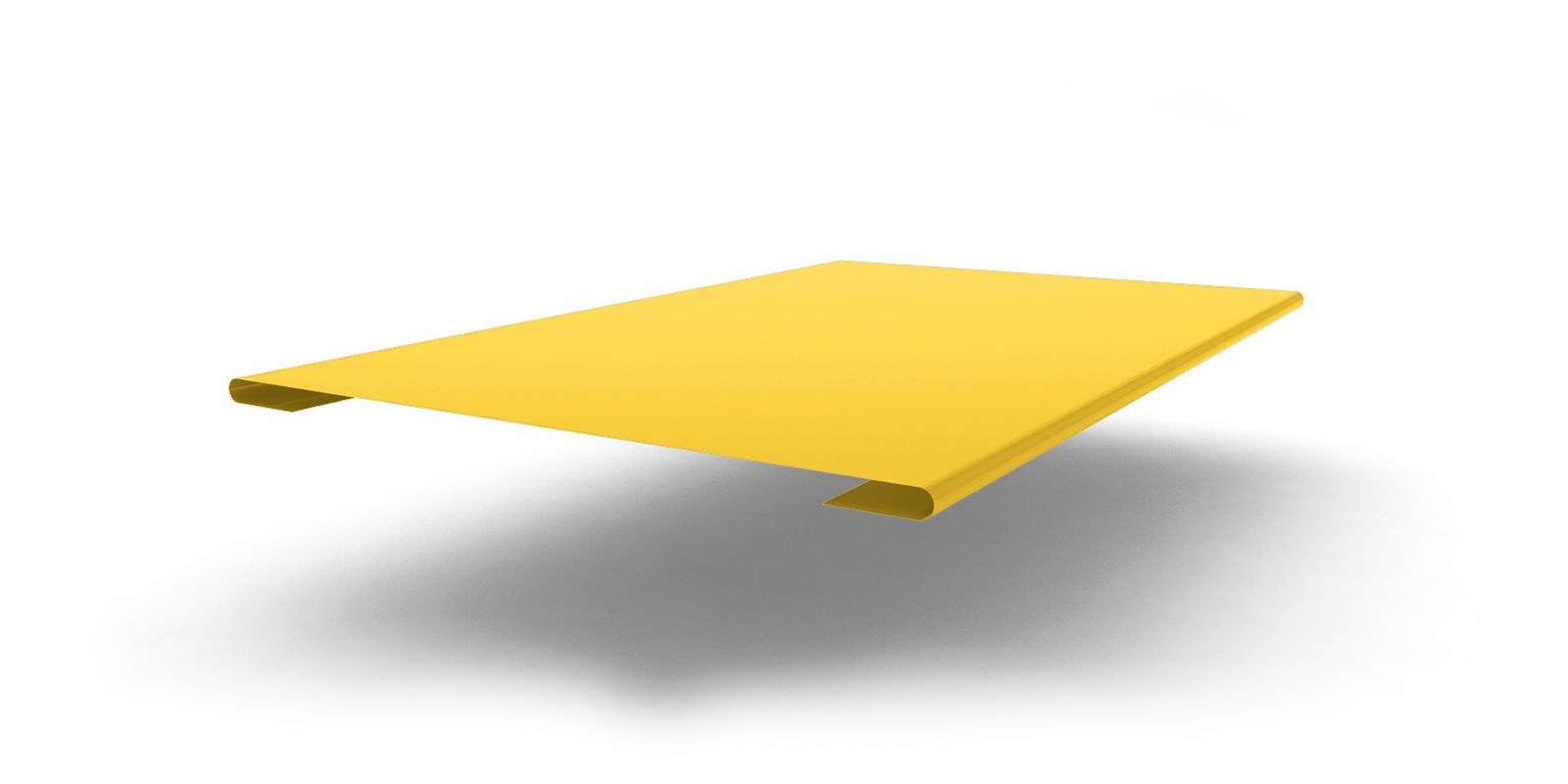 Планка стыковочная универсальная с покрытием PVDF, цвет RAL 1018 ПрофЛайн, купить Планка стыковочная универсальная с покрытием PVDF, цвет RAL 1018 в ПрофЛайн