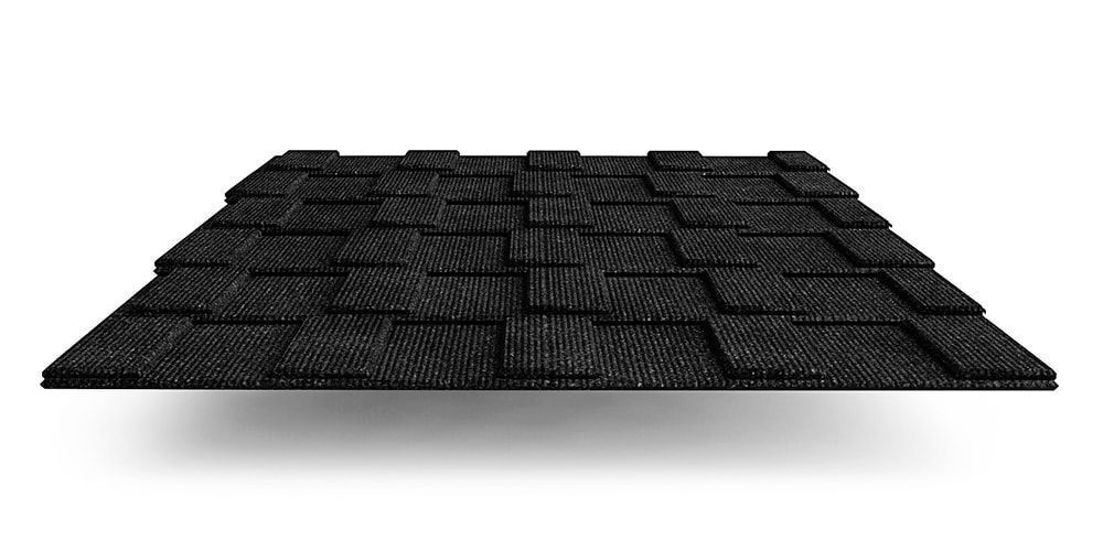 Композитная черепица Metrotile MetroViksen, цвет чёрный ПрофЛайн, купить Композитная черепица Metrotile MetroViksen, цвет чёрный в ПрофЛайн