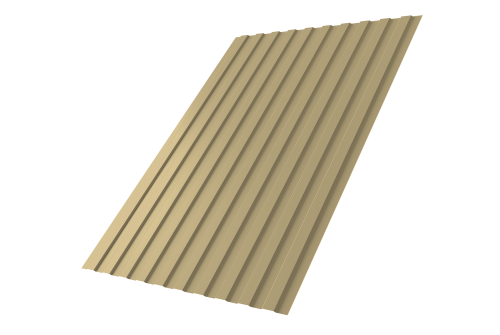 Профнастил С8B v03 Grand Line 0,4 PE RAL 1014 слоновая кость Профлайн