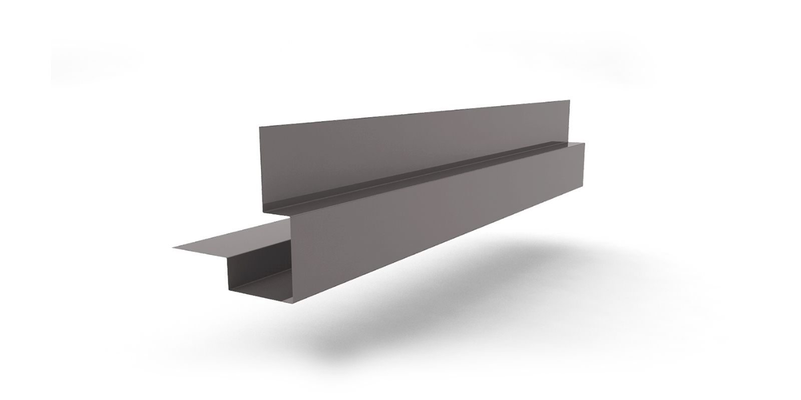 Планка угла наружного линеарного 50х50х3000 с покрытием PVDF, цвет RAL 7005 ПрофЛайн, купить Планка угла наружного линеарного 50х50х3000 с покрытием PVDF, цвет RAL 7005 в ПрофЛайн