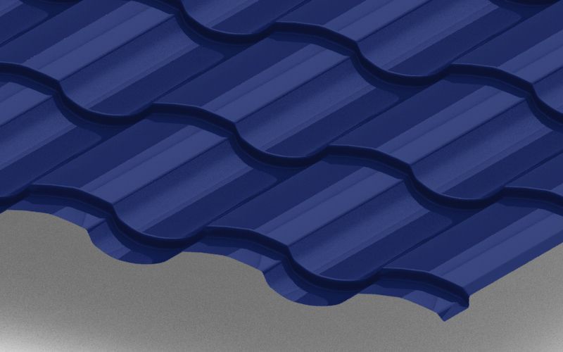 Металлочерепица Монтекристо с покрытием PURMAN®, толщина 0,50 мм, цвет RAL 5005 ПрофЛайн, купить Металлочерепица Монтекристо с покрытием PURMAN®, толщина 0,50 мм, цвет RAL 5005 в ПрофЛайн Металлочерепица Монтекристо с покрытием PURMAN®, толщина 0,50 мм, цвет RAL 5005 ПрофЛайн, купить Металлочерепица Монтекристо с покрытием PURMAN®, толщина 0,50 мм, цвет RAL 5005 в ПрофЛайн