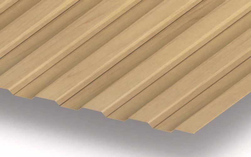 Профнастил МП10 с покрытием ECOSTEEL® 0,5 мм, клён Профлайн Профнастил МП10 с покрытием ECOSTEEL® 0,5 мм, клён Профлайн