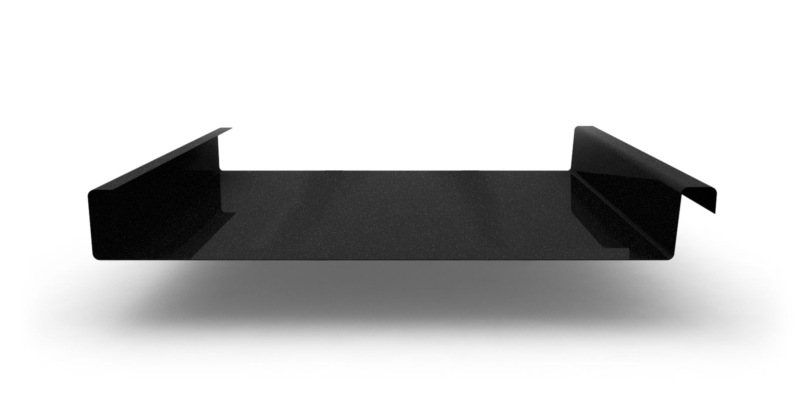 Двойной стоячий фальц гладкий с покрытием GreenCoat® Pural Matt®, толщина 0,50 мм, цвет RR 33 ПрофЛайн, купить Двойной стоячий фальц гладкий с покрытием GreenCoat® Pural Matt®, толщина 0,50 мм, цвет RR 33 в ПрофЛайн