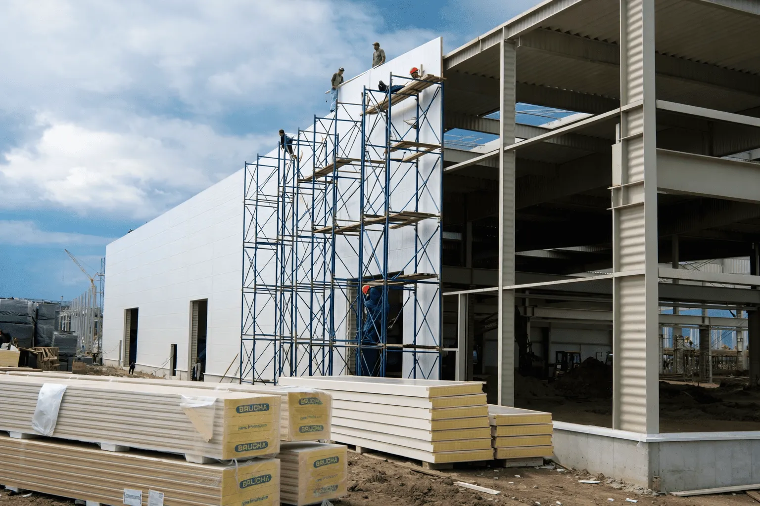 Кровельные сэндвич-панели с наполнителем из пенополистирола толщиной 250 мм, цвет RAL 9006 ПрофЛайн, купить Кровельные сэндвич-панели с наполнителем из пенополистирола толщиной 250 мм, цвет RAL 9006 в ПрофЛайн