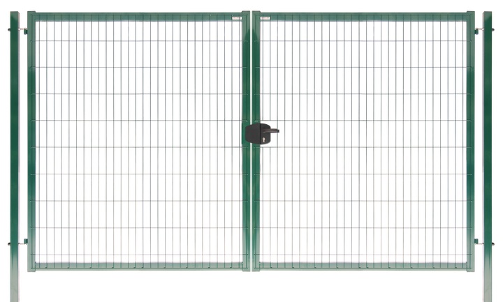 Ворота Medium New с замком 2,03х3,5 RAL 6005 ПрофЛайн, купить Ворота Medium New с замком 2,03х3,5 RAL 6005 в ПрофЛайн