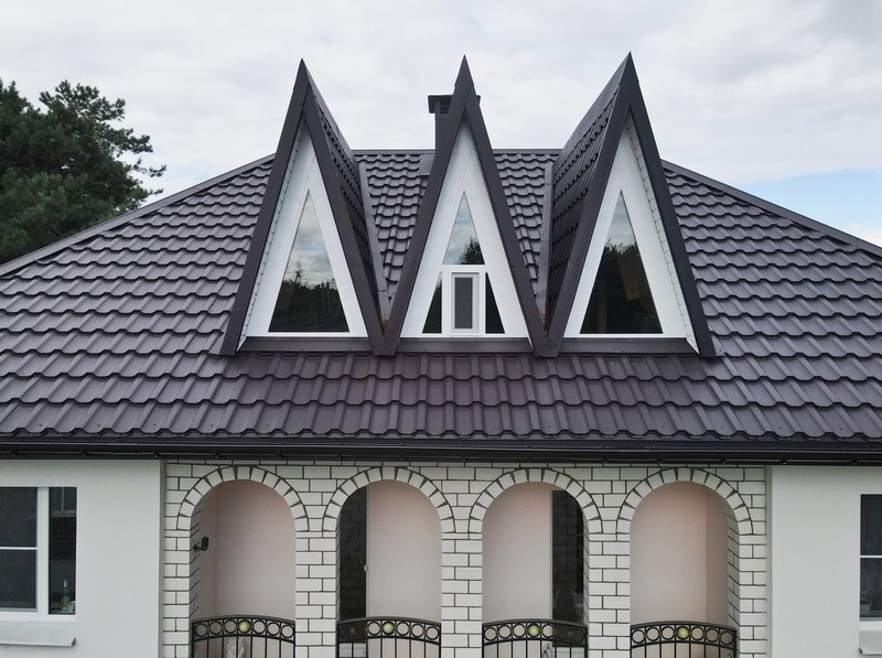 Металлочерепица Металл-Профиль Трамонтана-X 0,5 PURMAN® RR 32 Темно-коричневый ПрофЛайн, купить Металлочерепица Металл-Профиль Трамонтана-X 0,5 PURMAN® RR 32 Темно-коричневый в ПрофЛайн