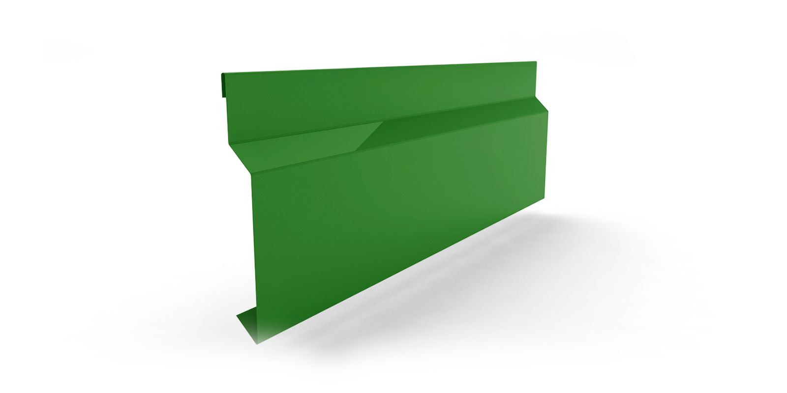 Планка отлива цокольного для сэндвич-панелей с покрытием Полиэстер, цвет RAL 6002 ПрофЛайн, купить Планка отлива цокольного для сэндвич-панелей с покрытием Полиэстер, цвет RAL 6002 в ПрофЛайн