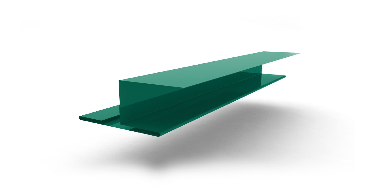 Планка стыковочная универсальная 50х25х3000 с покрытием Полиэстер, цвет RAL 5021 ПрофЛайн, купить Планка стыковочная универсальная 50х25х3000 с покрытием Полиэстер, цвет RAL 5021 в ПрофЛайн