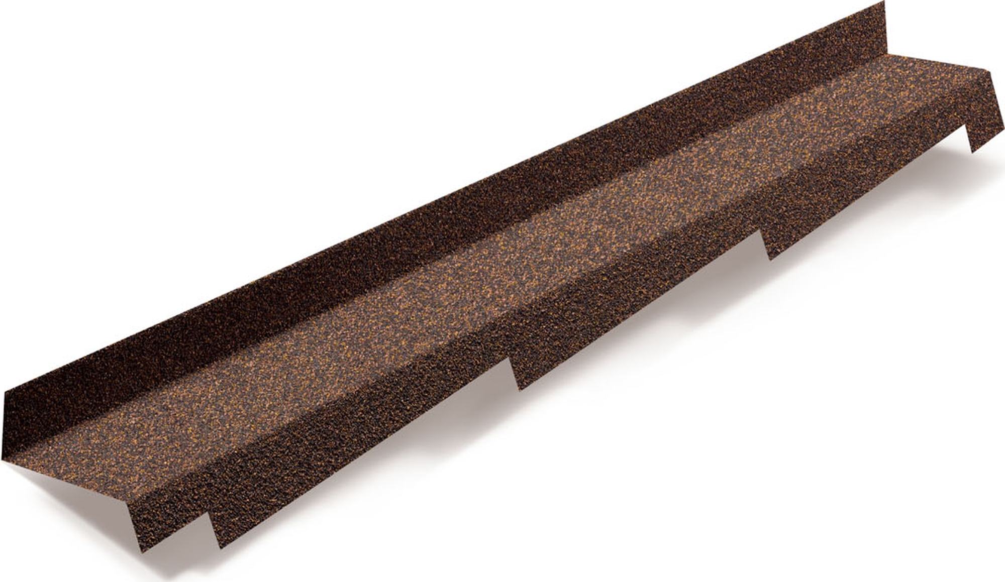 Планка примыкания правая для композитной черепицы Metrotile кофе (1,25м) ПрофЛайн, купить Планка примыкания правая для композитной черепицы Metrotile кофе (1,25м) в ПрофЛайн