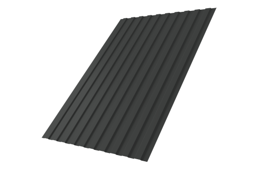 Профнастил С8B v01 Grand Line 0,45 Drap RAL 7016 антрацитово-серый Профлайн