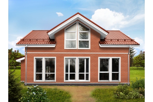 Металлочерепица Классик ("Classic") v01 0,5 Satin RAL 8004 терракота ПрофЛайн, купить Металлочерепица Классик ("Classic") v01 0,5 Satin RAL 8004 терракота в ПрофЛайн