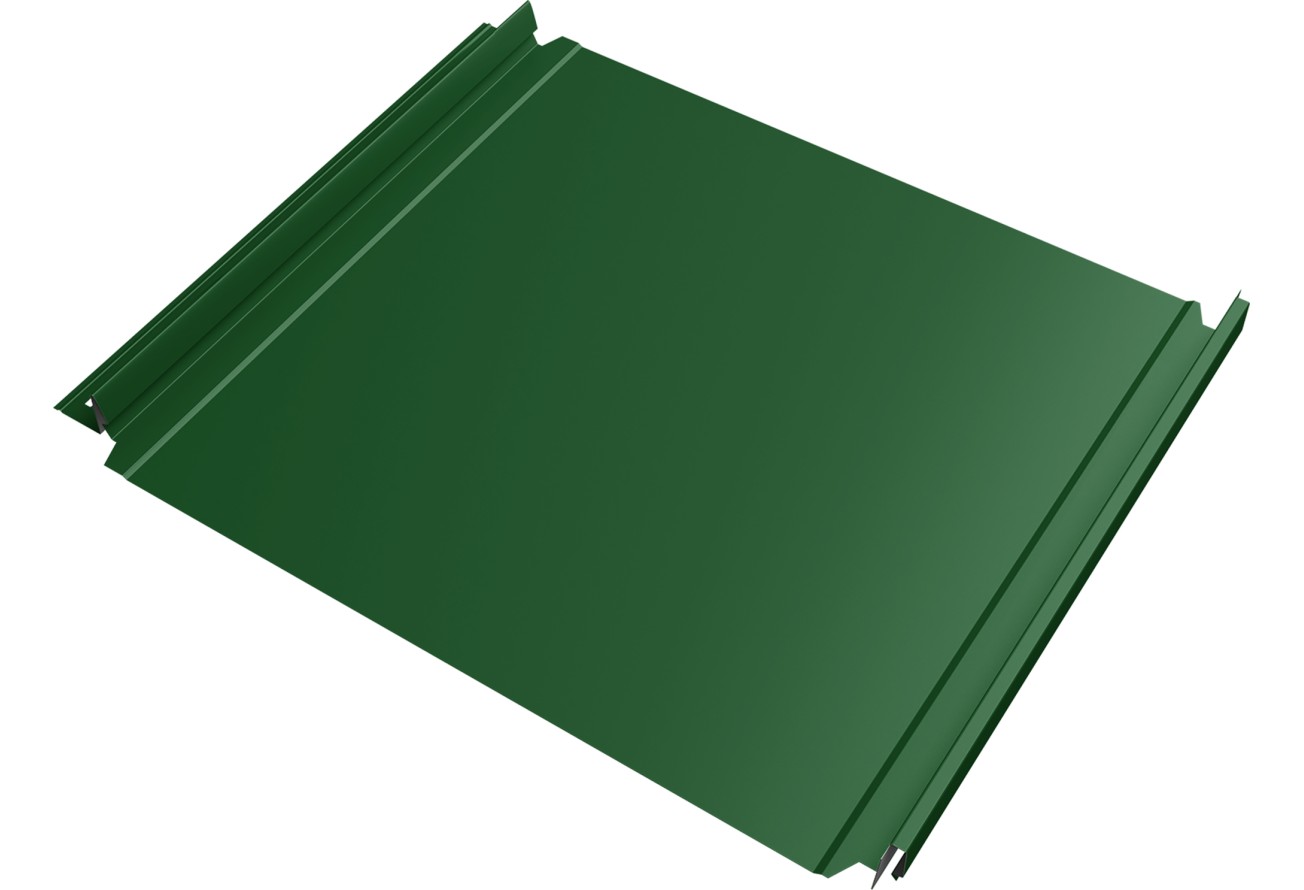 Кликфальц Double Pro 0,45 ПЭ с пленкой на замках RAL 6002 лиственно-зеленый ПрофЛайн, купить Кликфальц Double Pro 0,45 ПЭ с пленкой на замках RAL 6002 лиственно-зеленый в ПрофЛайн
