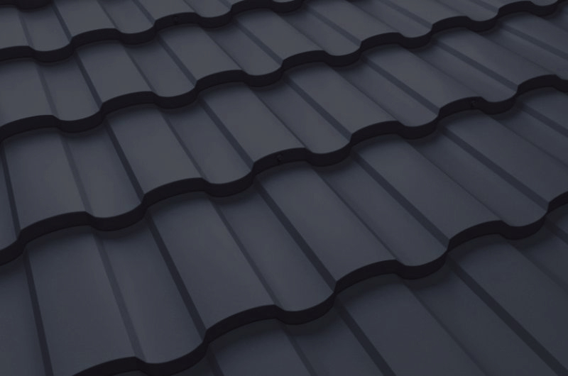 Металлочерепица Металл-Профиль Монтекристо-ML 0,5 NormanMP RAL 7024 Серый графит ПрофЛайн, купить Металлочерепица Металл-Профиль Монтекристо-ML 0,5 NormanMP RAL 7024 Серый графит в ПрофЛайн