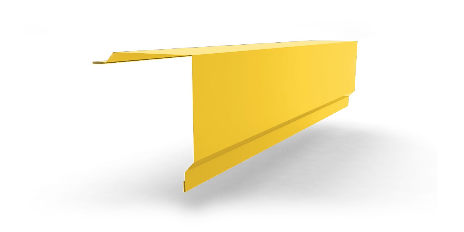 Планка угла наружного для сэндвич-панелей с покрытием PVDF, цвет RAL 1018 ПрофЛайн, купить Планка угла наружного для сэндвич-панелей с покрытием PVDF, цвет RAL 1018 в ПрофЛайн