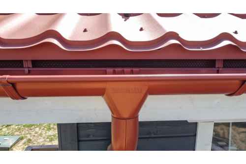 Металлочерепица Классик ("Classic") v02 0,5 Satin Matt RAL 8004 терракота ПрофЛайн, купить Металлочерепица Классик ("Classic") v02 0,5 Satin Matt RAL 8004 терракота в ПрофЛайн