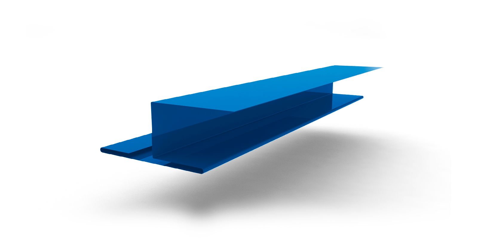 Планка стыковочная универсальная 50х25х3000 с покрытием Полиэстер, цвет RAL 5015 ПрофЛайн, купить Планка стыковочная универсальная 50х25х3000 с покрытием Полиэстер, цвет RAL 5015 в ПрофЛайн