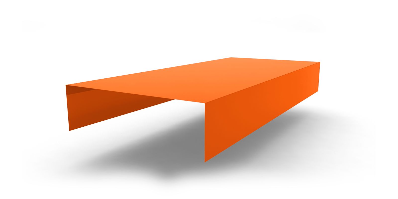 Планка заделки торца сэндвич-панелей с покрытием Полиэстер, цвет RAL 2004 ПрофЛайн, купить Планка заделки торца сэндвич-панелей с покрытием Полиэстер, цвет RAL 2004 в ПрофЛайн