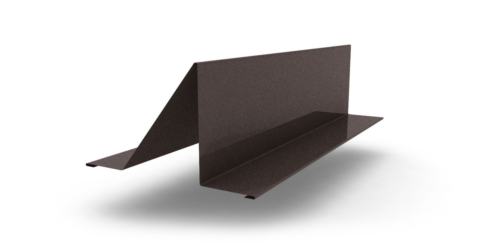 Планка снегозадержания с покрытием Стальной бархат, толщина 0,50 мм, цвет RAL 8019 ПрофЛайн, купить Планка снегозадержания с покрытием Стальной бархат, толщина 0,50 мм, цвет RAL 8019 в ПрофЛайн