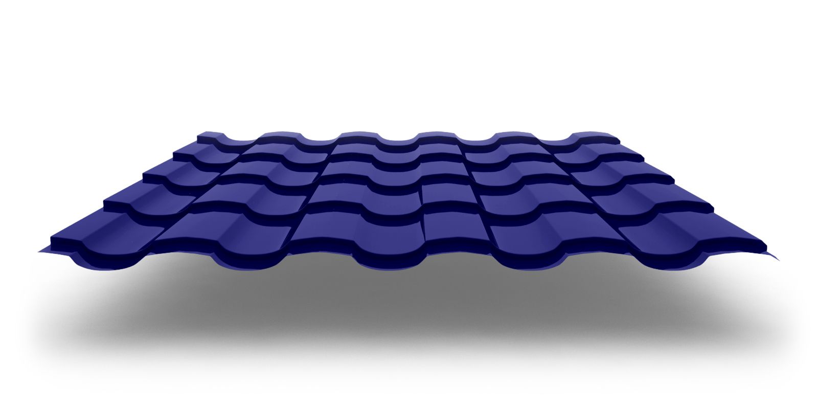 Металлочерепица Монтекристо с покрытием NormanMP®, толщина 0,50 мм, цвет RAL 5002 ПрофЛайн, купить Металлочерепица Монтекристо с покрытием NormanMP®, толщина 0,50 мм, цвет RAL 5002 в ПрофЛайн