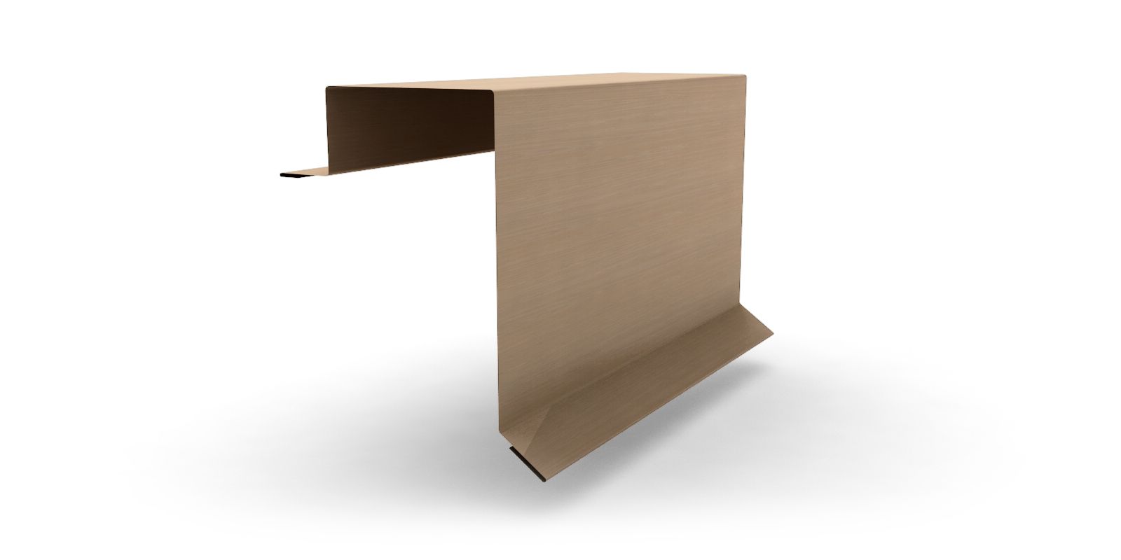 Планка торцевая фальц с покрытием Colority® Print,  цвет рябина ПрофЛайн, купить Планка торцевая фальц с покрытием Colority® Print,  цвет рябина в ПрофЛайн