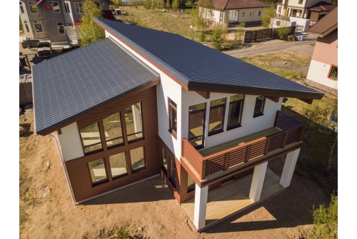 Металлочерепица Классик ("Classic") v01 0,5 Satin RAL 7024 мокрый асфальт ПрофЛайн, купить Металлочерепица Классик ("Classic") v01 0,5 Satin RAL 7024 мокрый асфальт в ПрофЛайн