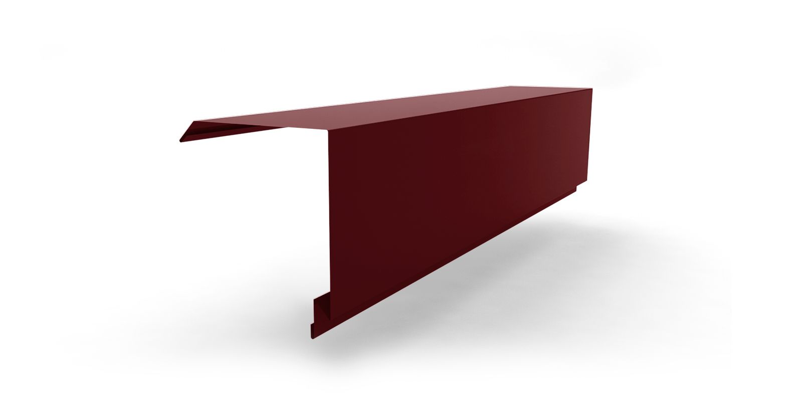 Планка торцевая для сэндвич-панелей с покрытием Полиэстер, цвет RAL 3009 ПрофЛайн, купить Планка торцевая для сэндвич-панелей с покрытием Полиэстер, цвет RAL 3009 в ПрофЛайн