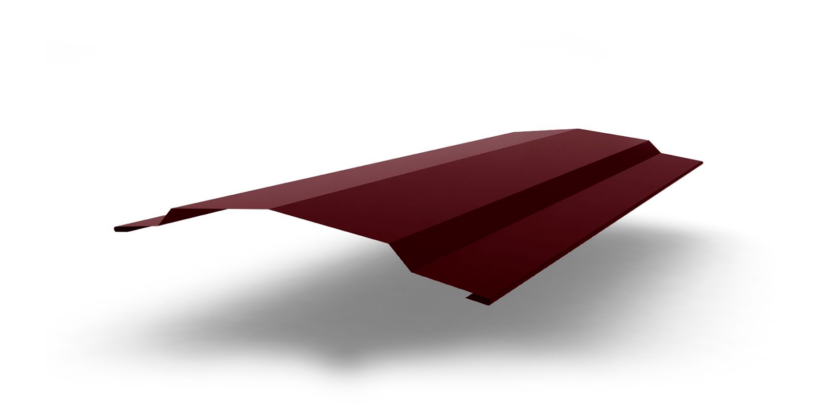 Планка конька для сэндвич-панелей с покрытием GreenCoat® Pural®, цвет RR 29 ПрофЛайн, купить Планка конька для сэндвич-панелей с покрытием GreenCoat® Pural®, цвет RR 29 в ПрофЛайн