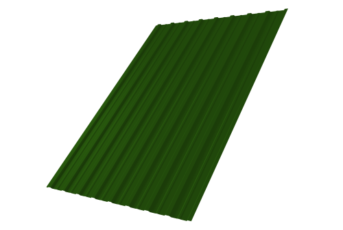 Профнастил С10A Grand Line 0,45 PE RAL 6002 лиственно-зеленый Профлайн